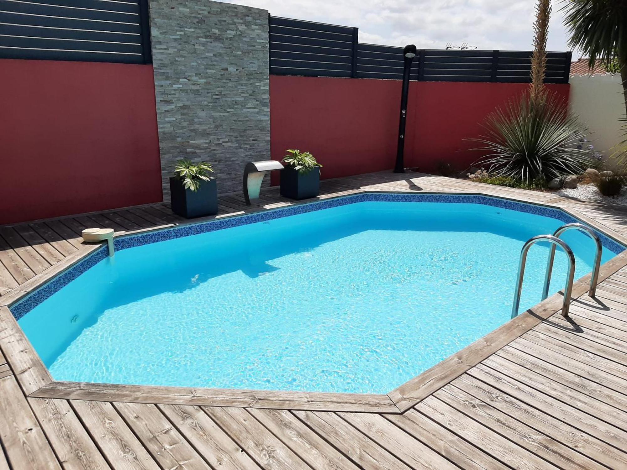 Studio Independant Chez L'Habitant Avec Piscine Et Cuisine Exterieures La Rochelle  Buitenkant foto